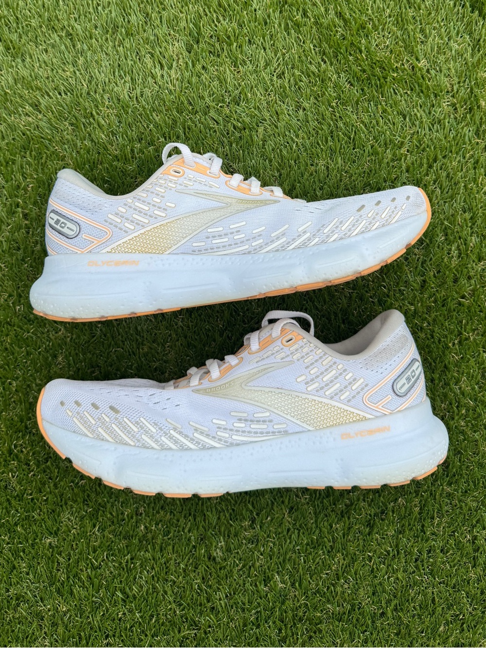 Brooks Wmns Glycerin 20 'White Peach' 9.5 #sneakers #running